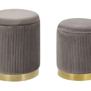 Trumelet Fotpall med Förvaring 2-pack - Möbler Fynd