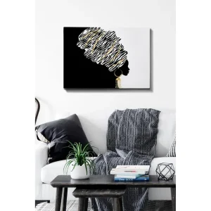 Sänkt pris Dekorativ Canvastavla 50x70 cm Flerfärgad - Inredning