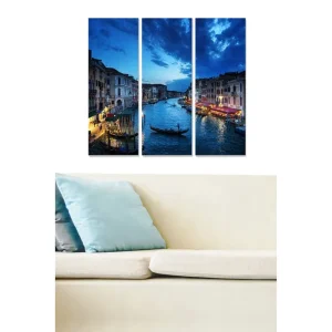 Kampanj Tavla City 3-pack Flerfärgad 20x50 cm - Inredning