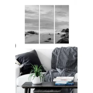 Snabb frakt Canvastavla Nautical 3-pack Flerfärgad 20x50 cm - Inredning