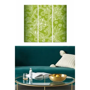 Sänkt pris Canvastavla Floral 3-pack Flerfärgad 20x50 cm - Inredning