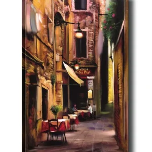 Dekorativ Canvastavla 50x70 cm Flerfärgad - Inredning Snabb frakt
