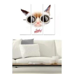 Tavla Animal 3-pack Flerfärgad 20x50 cm - Inredning Fri frakt