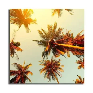 Canvastavla Floral Flerfärgad 45x45 cm - Inredning Erbjudandepris