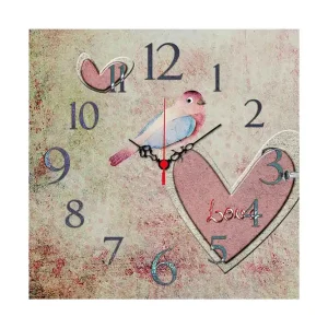 Decorative MDF Clock 40x40 - Inredning Extra rabatt