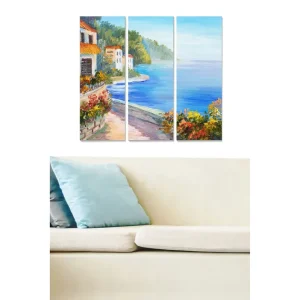 Sänkt pris Tavla Scenic 3-pack Flerfärgad 20x50 cm - Inredning