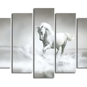 Canvastavla 5-pack Flerfärgad 19x60 cm - Inredning Rabatt
