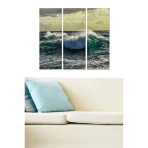 Kampanj Tavla Scenic 3-pack Flerfärgad 20x50 cm - Inredning