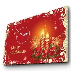 Decorative Canvas Wall Clock 45x70 - Inredning Lågt pris