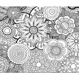 Dekorativ Canvastavla 30x40 cm Vit|Svart - Inredning Reapris