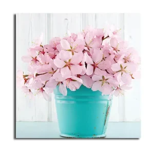 Canvastavla Floral Flerfärgad 45x45 cm - Inredning Begränsat antal