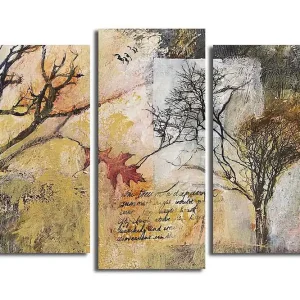 Populär Canvastavla 3-pack Flerfärgad 20x39 cm - Inredning
