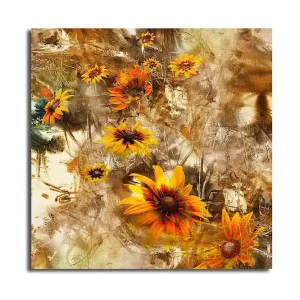 Canvastavla Floral Flerfärgad 45x45 cm - Inredning Endast idag