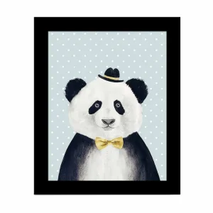 Kampanjpris Tavla Animal med Ram Flerfärgad 23,5x28,5 cm - Inredning