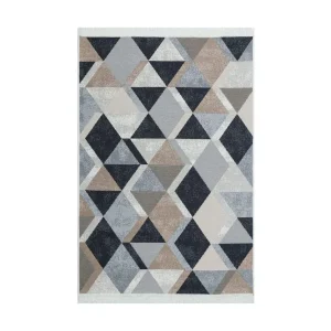 Begränsat antal CALEBAN Entrematta 80x150 cm Beige/Svart/Vit/Bomull - Textilier & mattor