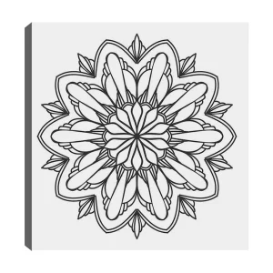Sista chansen Dekorativ Canvastavla 30x30 cm Vit|Svart - Inredning