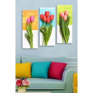 Decorative MDF Painting (3 Pieces) 20x50 - Inredning Rabatter