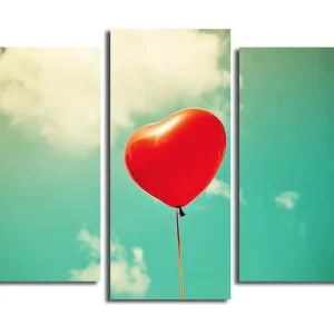 Canvastavla 3-pack Flerfärgad 20x39 cm - Inredning Populär