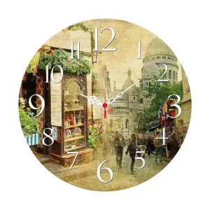 Billig Decorative MDF Clock 40x - Inredning