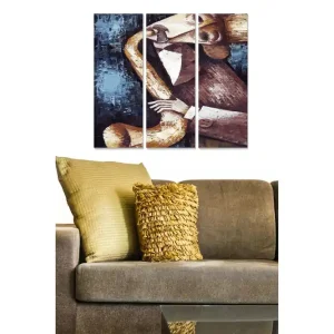 Tavla Music 3-pack Flerfärgad 20x50 cm - Inredning Billig