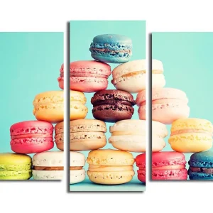 Snabb frakt Canvastavla Kitchen 3-pack Flerfärgad 20x39 cm - Inredning