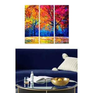 Reapris Tavla Scenic 3-pack Flerfärgad 20x50 cm - Inredning