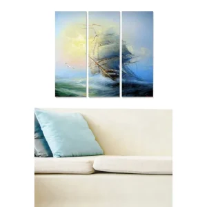 Canvastavla Scenic 3-pack Flerfärgad 20x50 cm - Inredning Beställ idag
