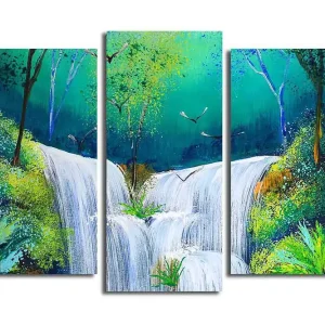 Canvastavla Scenic 3-pack Flerfärgad 20x39 cm - Inredning Erbjudandepris