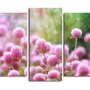 Canvastavla 3-pack Flerfärgad 20x39 cm - Inredning Kampanj