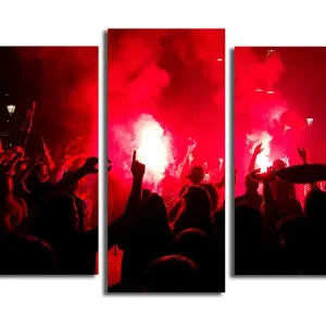 Canvastavla 3-pack Flerfärgad 20x39 cm - Inredning Kampanj