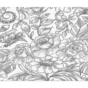Dekorativ Canvastavla 30x40 cm Vit|Svart - Inredning Rea