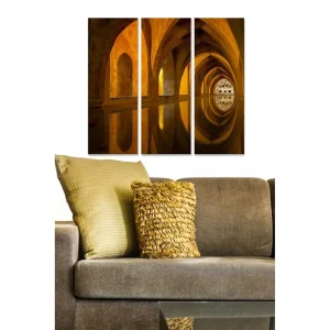 Lågt pris Canvastavla Building 3-pack Flerfärgad 20x50 cm - Inredning