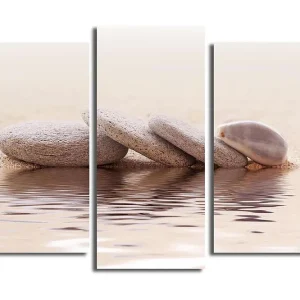 Kampanjpris Canvastavla 3-pack Flerfärgad 20x39 cm - Inredning