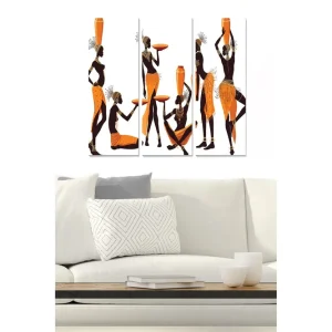 Endast denna vecka Canvastavla Oriental 3-pack Flerfärgad 20x50 cm - Inredning
