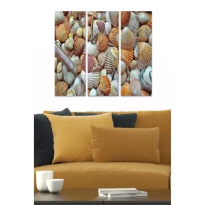 Outlet Tavla Nautical 3-pack Flerfärgad 20x50 cm - Inredning
