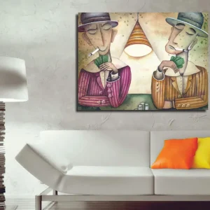 Rabatt Dekorativ Canvastavla 30x40 cm Flerfärgad - Inredning