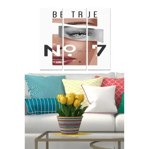 Canvastavla Fashion 3-pack Flerfärgad 20x50 cm - Inredning Rabatter