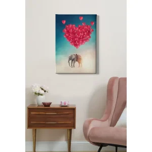 Dekorativ Canvastavla 50x70 cm Flerfärgad - Inredning Rabatter