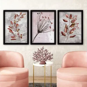 Säker betalning Decorative Framed Painting (3 Pieces) 35x45 - Inredning
