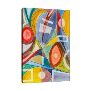 Snabb leverans Canvastavla Flerfärgad 50x70 cm - Inredning