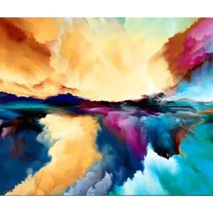 Väggdekor Canvastavla Bract Abstract - Inredning & dekor Nyhet