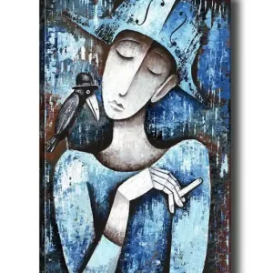 Dekorativ Canvastavla 50x70 cm Flerfärgad - Inredning Fynd