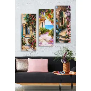 Decorative MDF Painting (3 Pieces) 20x50 - Inredning Endast idag