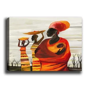 Outlet Dekorativ Canvastavla 50x70 cm Flerfärgad - Inredning