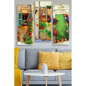 Begränsat antal Decorative MDF Painting (3 Pieces) 20x50 - Inredning