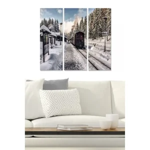 risnedsättning Tavla Scenic 3-pack Flerfärgad 20x50 cm - Inredning