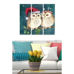 Tavla Christmas 3-pack Flerfärgad 20x50 cm - Inredning Reapris