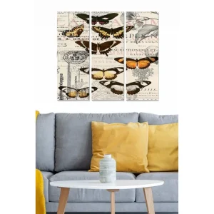 Canvastavla Animal 3-pack Flerfärgad 20x50 cm - Inredning Handla nu