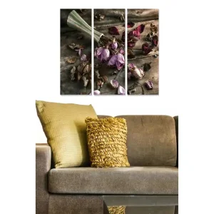 Kundfavorit Tavla Floral 3-pack Flerfärgad 20x50 cm - Inredning