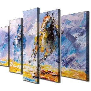 Väggdekor Canvas Målning 5 Delar - Inredning & dekor Outlet